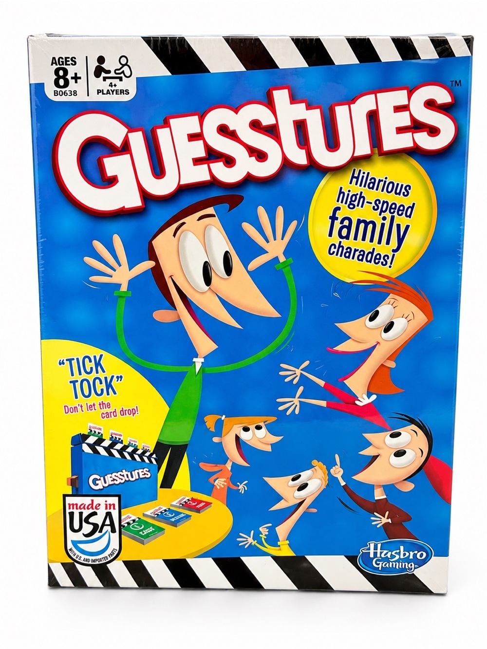 Guesstures Hasbro Family Charades Party Board Game New Sealed